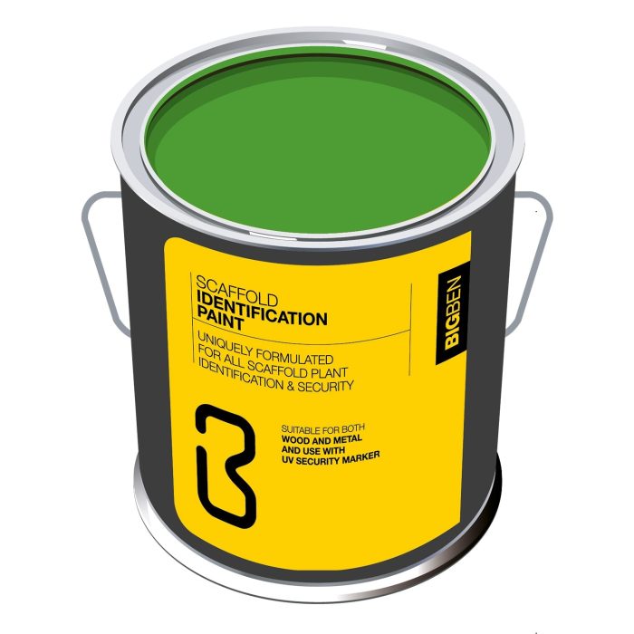 BIGBEN® Scaffold Paint for Security Identification - 5L - Image 1