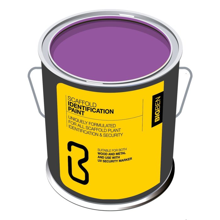 BIGBEN® Scaffold Paint for Security Identification - 5L - Image 1