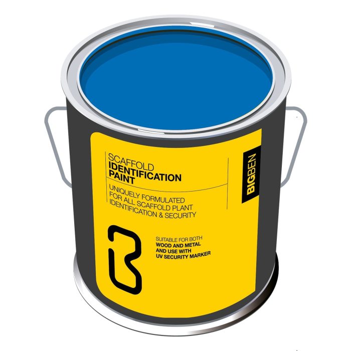 BIGBEN® Scaffold Paint for Security Identification - 5L - Image 1