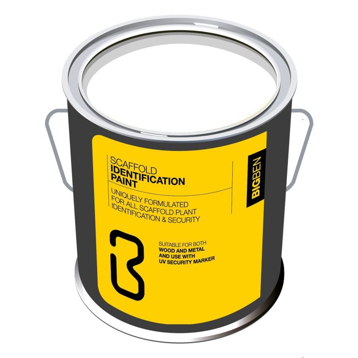 BIGBEN® Scaffold Paint for Security Identification - 5L - Image 1