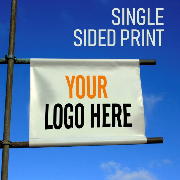 Scaffold Banner with Tube Pockets and Eyelets Printed - 2m x 1m Single Sided 5 - Image 1