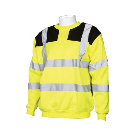 Scaffsweat Hi Vis Sweatshirt - Hi-Vis Yellow Small 10