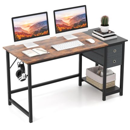 Giantex Computer Desk with Drawers - 55"