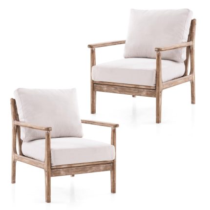 Giantex Mid Century Modern Accent Chair - 2