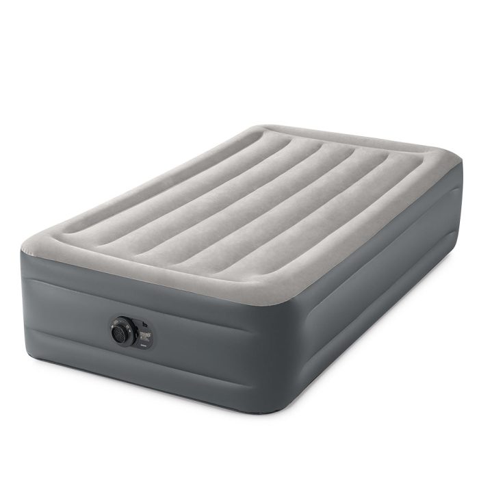 Intex 66123BL 18" Twin Essential Rest Airbed w/ Fiber Tech Construction - Image 1