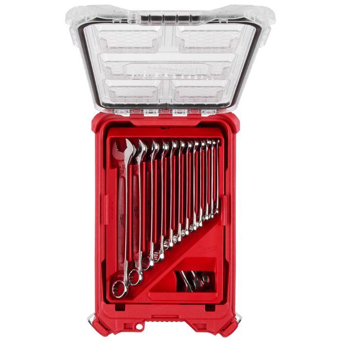 Milwaukee 48-22-9484 15pc SAE Combination Wrench Set with PACKOUT Organizer - Image 1