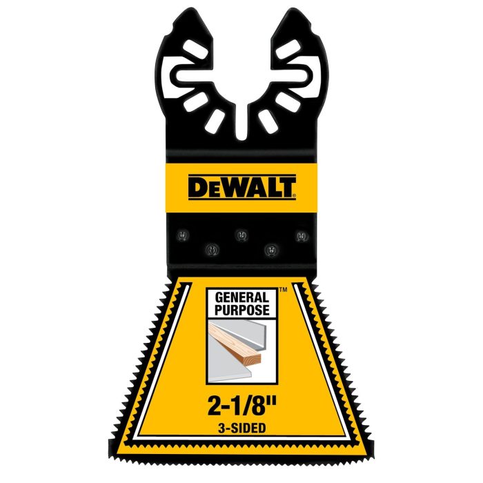 DeWALT DWA4283 2 1/8” General Purpose 3-Sided Oscillating Blade - 1 PK - Image 1