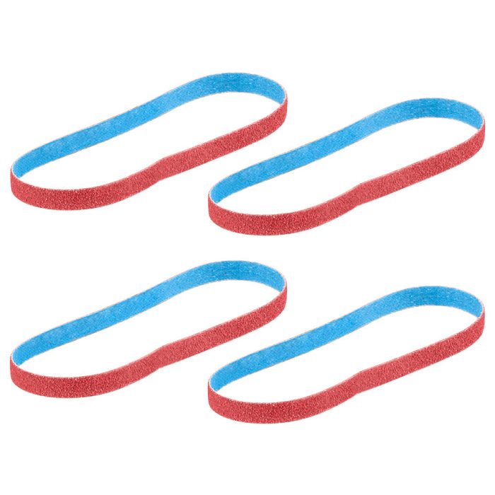 Milwaukee 48-80-7120 3/8" x 13" 120 Grit Bandfile Belts - 4 PK - Image 1