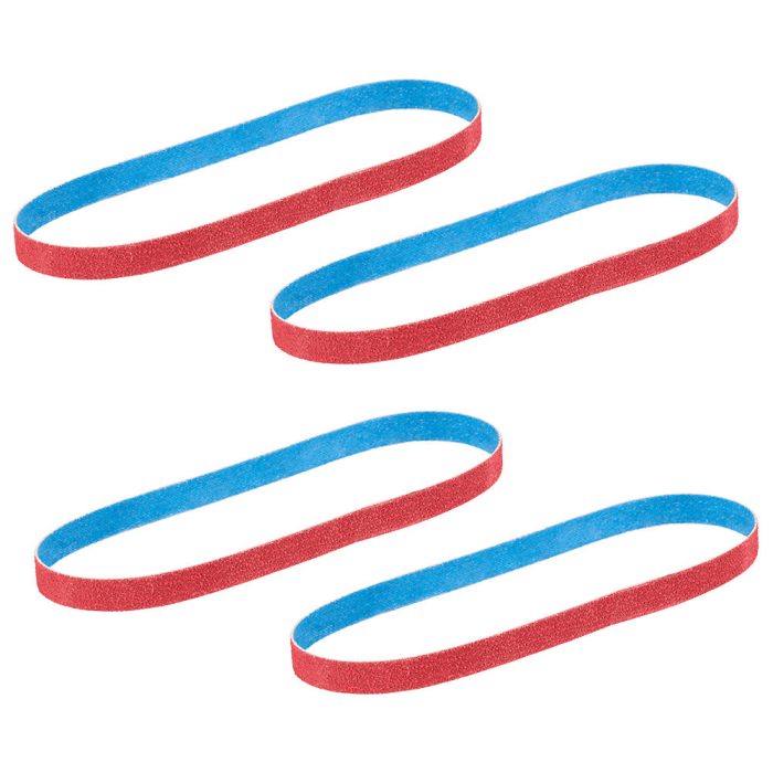 Milwaukee 48-80-9080 1/2" x 18" 80 Grit Bandfile Belts - 4 PK - Image 1