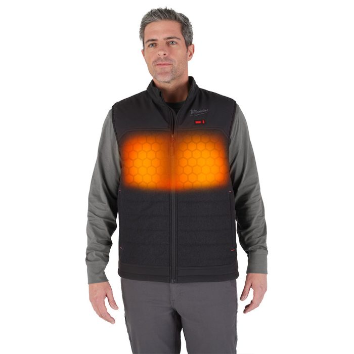 Milwaukee M300B-21L M12 12V Durable Li-Ion Heated AXIS Vest - Image 1