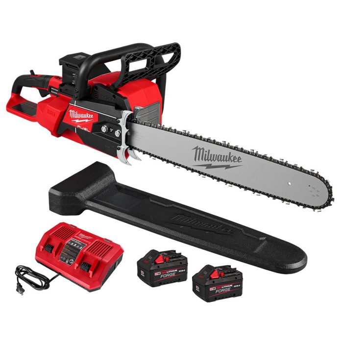 Milwaukee 2827-22 M18 FUEL 18V 20" Dual Battery Chainsaw Kit - Image 1
