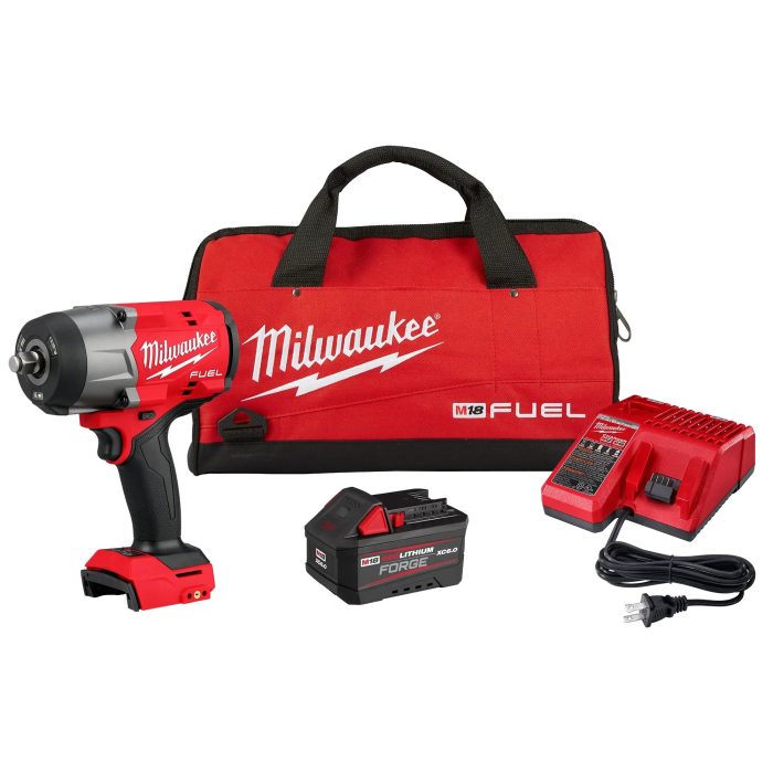 Milwaukee 2967-21F M18 FUEL 18V 1/2" High Torque Impact Wrench FORGE Kit - Image 1