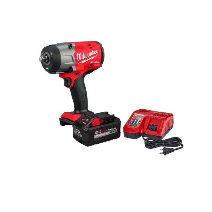 Milwaukee 2967-20X8 M18 FUEL 18V 1/2" Impact Wrench w/ 8AH Starter Kit - Image 1