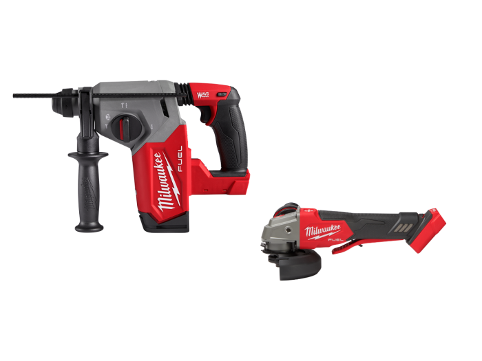 Milwaukee 2912-20GR2 M18 FUEL 18V 1" SDS Plus Cordless Rotary Hammer w/ Grinder - Image 1