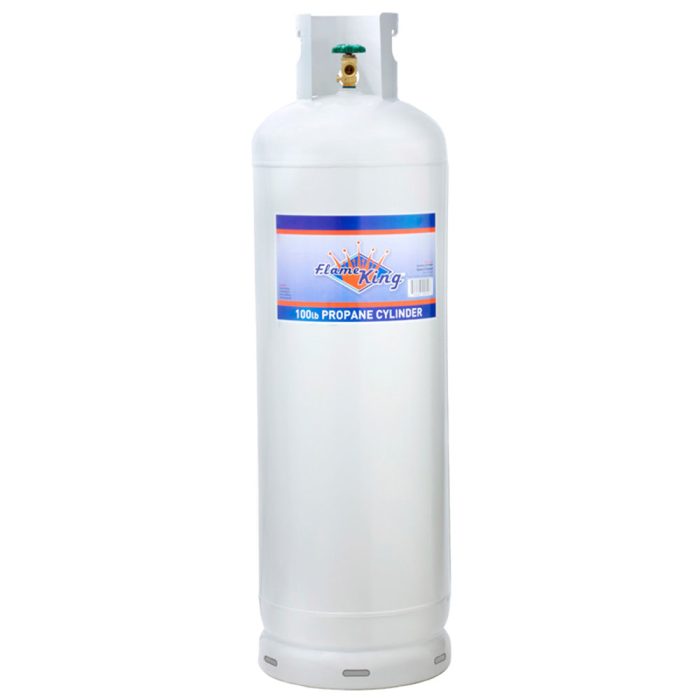 Flame King YSN100 100 LBS LP Cylinder w/ POL Valve - Image 1