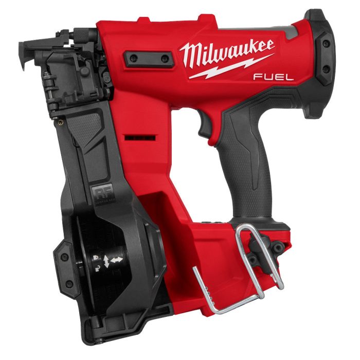 Milwaukee 2909-20 M18 FUEL 18V Cordless Li-Ion Coil Roofing Nailer - Bare Tool - Image 1