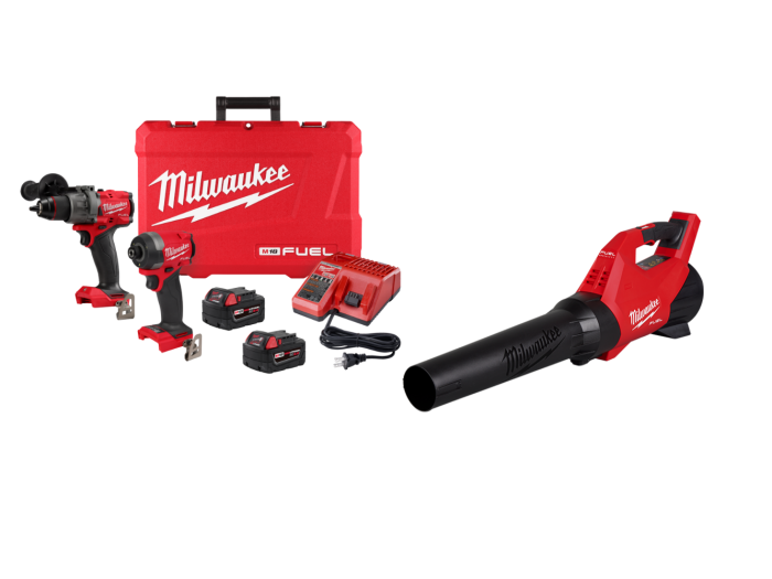 Milwaukee 3697-22XBWR M18 FUEL 18V 2-Tool Combo Kit w/ M18 Blower - Image 1
