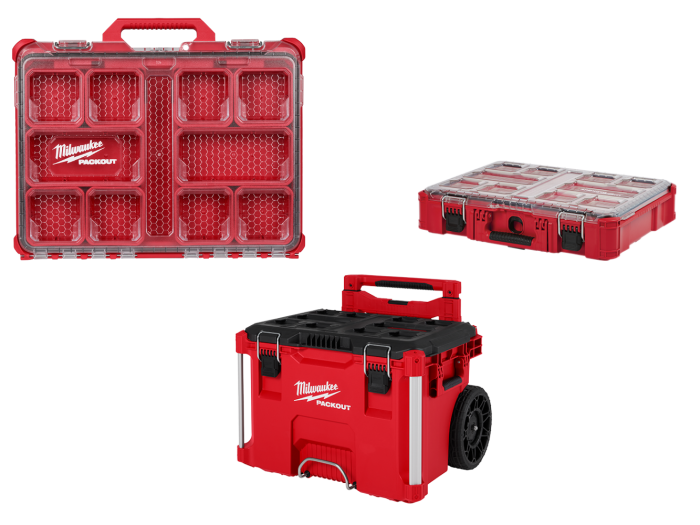 Milwaukee 48-22-8427 PACKOUT 3 Piece Kit w/ Organizers - Image 1