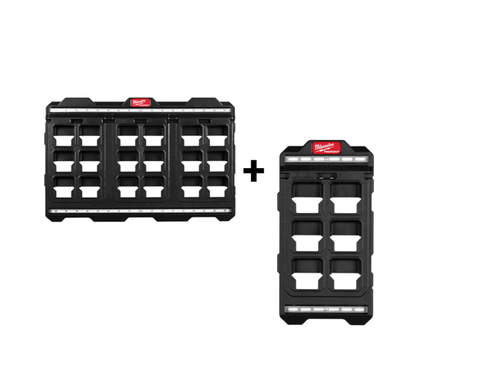Milwaukee 48-22-8496C PACKOUT Large and Compact Wall Plate Bundle - Image 1