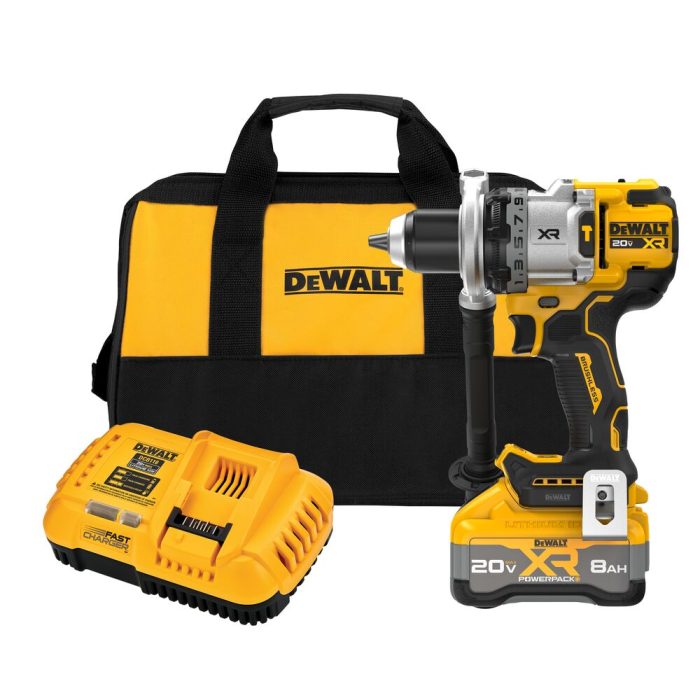 Dewalt DCD1007WW1 20V 1/2" MAX XR Brushless Cordless Hammer Drill Kit - Image 1