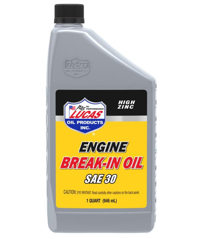 Lucas Oil 10630 Break-In Oil 1 Qt - SAE 30 for Smooth Engine Break-In Process - Image 1
