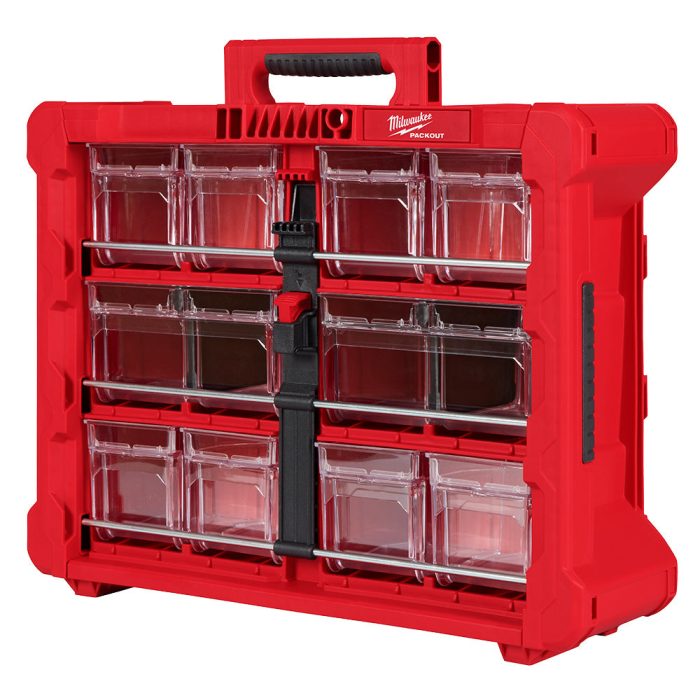 Milwaukee 48-22-8433 PACKOUT Tilt Bin Organizer w/ 10 Quick-Access Bins - Image 1