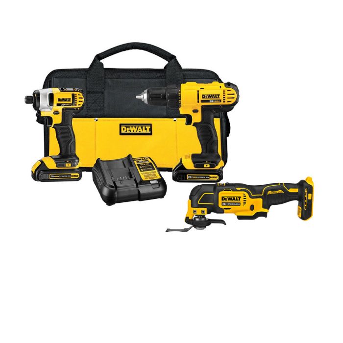 DeWALT DCK240C2-KIT 20V Compact Drill/Driver Combo Kit w/ Oscillating Tool - Image 1