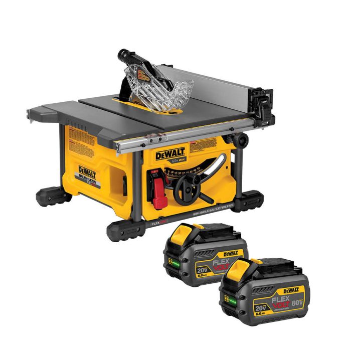 DeWALT DCS7485B-KIT 60V Cordless Li-Ion Table Saw w/ 6AH 2-PK Battery Kit - Image 1