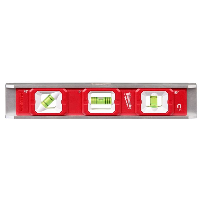 Milwaukee 48-22-5106 10" Durable High Contrast Torpedo Level w/ Vials - Image 1