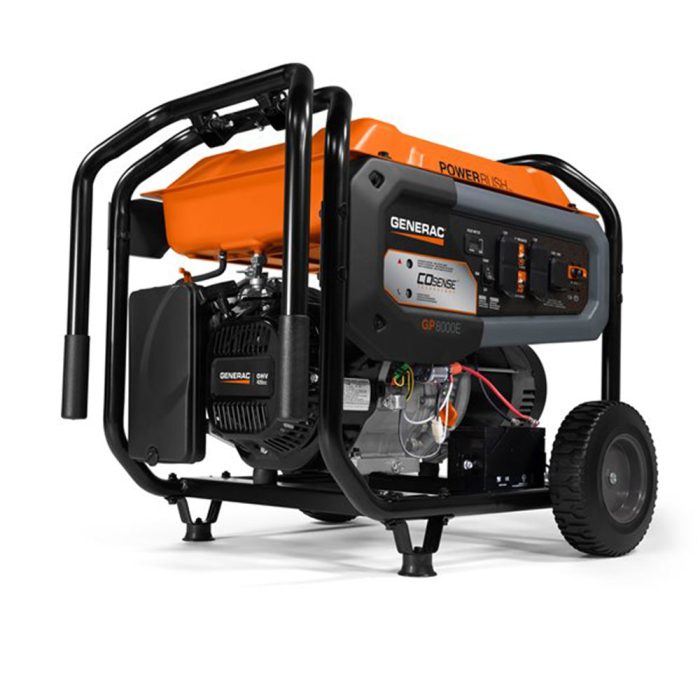 Generac 77150 GP8000E 8000W Electric Start Portable Generator 49ST/CSA w/COsense - Image 1
