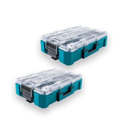 Makita MakTrak Deep Medium Organizer w/ Comfort Grip Carrying Handles - 2 PK
