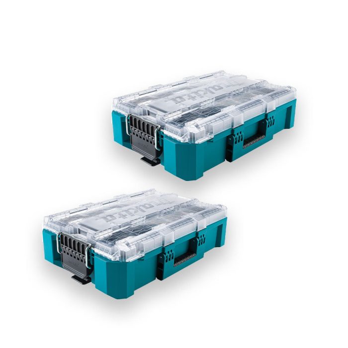 Makita MakTrak Deep Medium Organizer w/ Comfort Grip Carrying Handles - 2 PK - Image 1