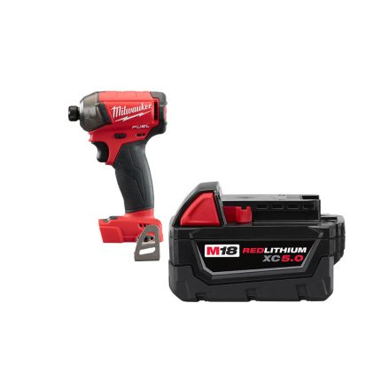 Milwaukee 2760-20X5 M18 FUEL SURGE 18V 1/4" Hex Hydraulic Driver w/ 5Ah Battery