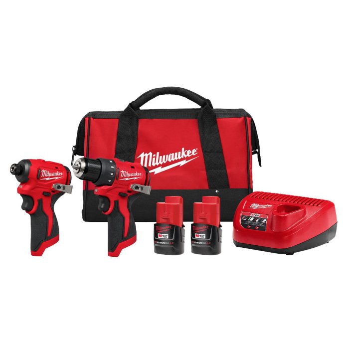 Milwaukee 3494-22 M12 12V Subcompact Brushless 2-Tool Combo Kit - Image 1