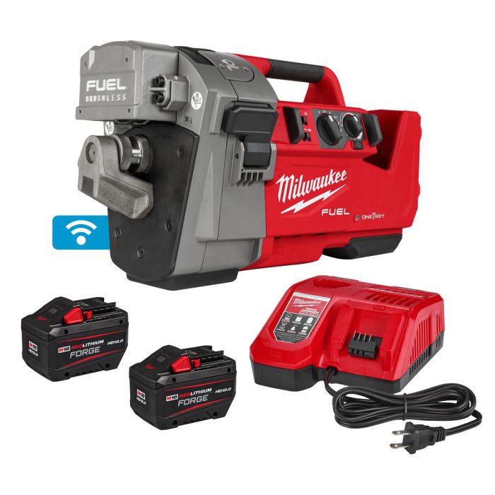 Milwaukee 2928-22 M18 FUEL 18V RINGER Roll Groover for 2" â€“ 6" Sch 10/40 - Image 1