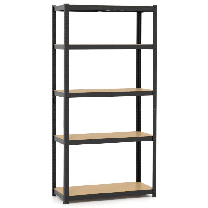 Giantex 5-Tier Storage Utility Shelves, 2000 LBS Total Load Capacity, Metal Garage Shelving Unit - Blue 1 - Image 1