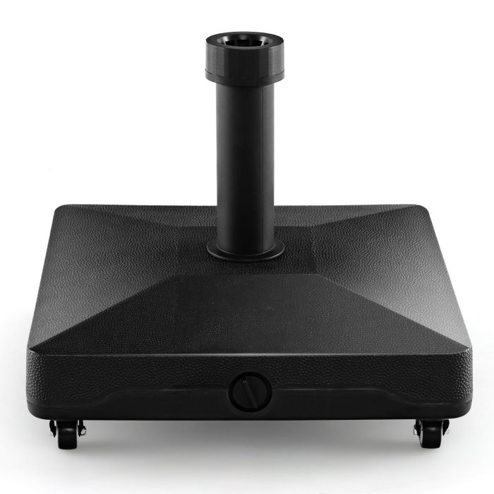 Giantex Umbrella Base with Wheels, 54 lbs Fillable Mobile Umbrella Base, Water or Sand Filled - Image 1