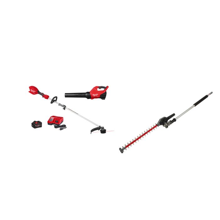 Milwaukee 3031-21H M18 FUEL 18V Timmer/Blower Combo Kit w/ Hedge Attachment - Image 1