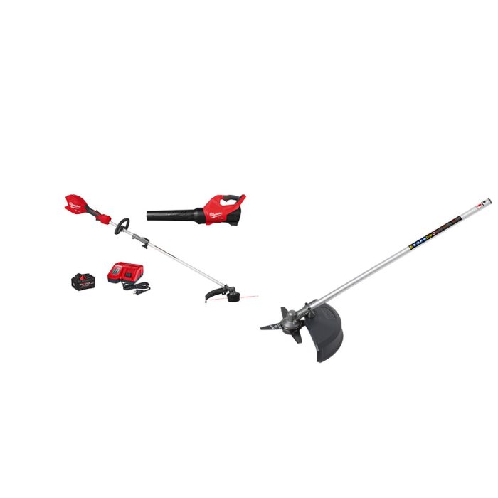 Milwaukee 3031-21BC M18 FUEL Timmer/Blower Combo Kit w/Brush Cutter Attachment - Image 1