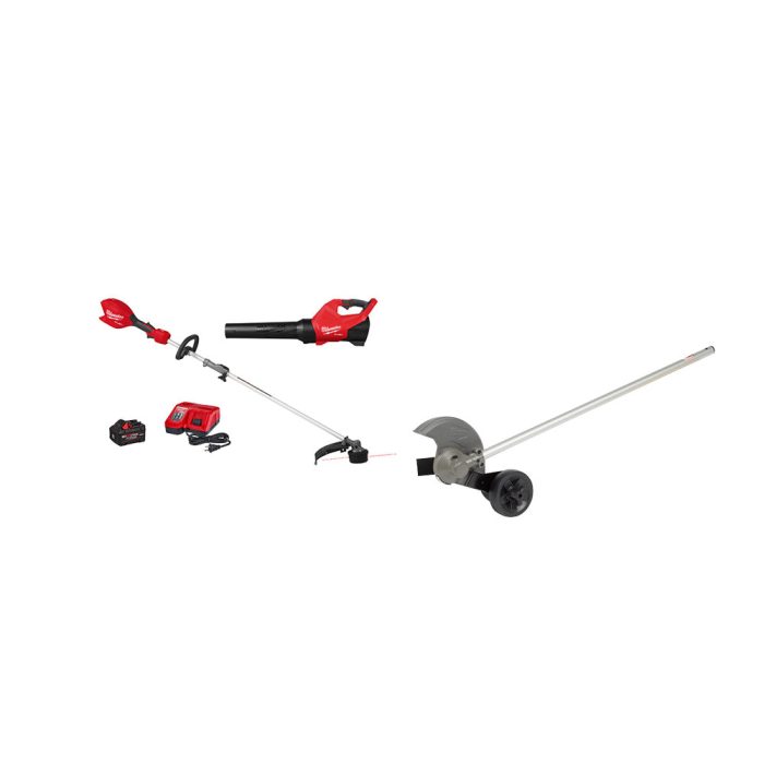 Milwaukee 3031-21E M18 FUEL 18V Timmer/Blower Combo Kit w/ Edger Attachment - Image 1