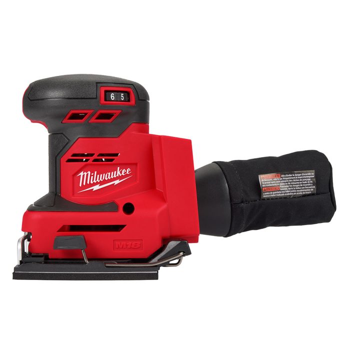 Milwaukee 2649-80 M18 18V 1/4" Cordless Orbital Sheet Sander - Bare Tool - Image 1