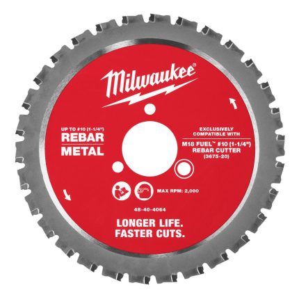 Milwaukee 48-40-4065 #10 1-1/4" Rebar Cutting Blade - 5 PK