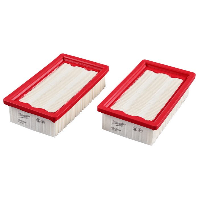Milwaukee 49-90-1968 HEPA Filter for 0888 Dust Extractor - 2 Pack - Image 1