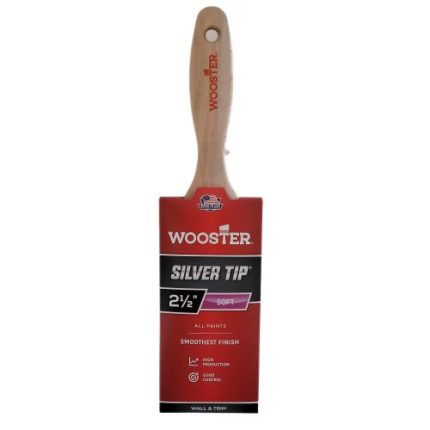 Wooster Silver Tip V Paint Brush (short handle) - 2½” / 65mm