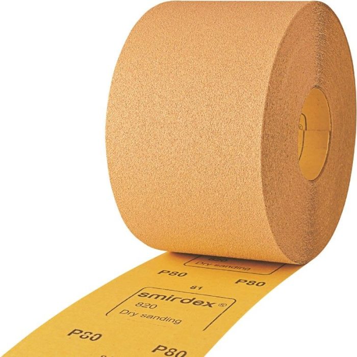 50m Smirdex Dry Sanding Rolls - 116mm x 50m - Image 1