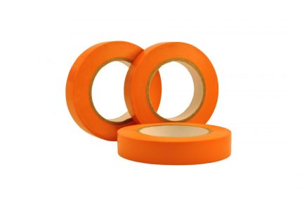 Orange Vinyl Flexible Exterior Masking Tape - 10 Day Clean Removal