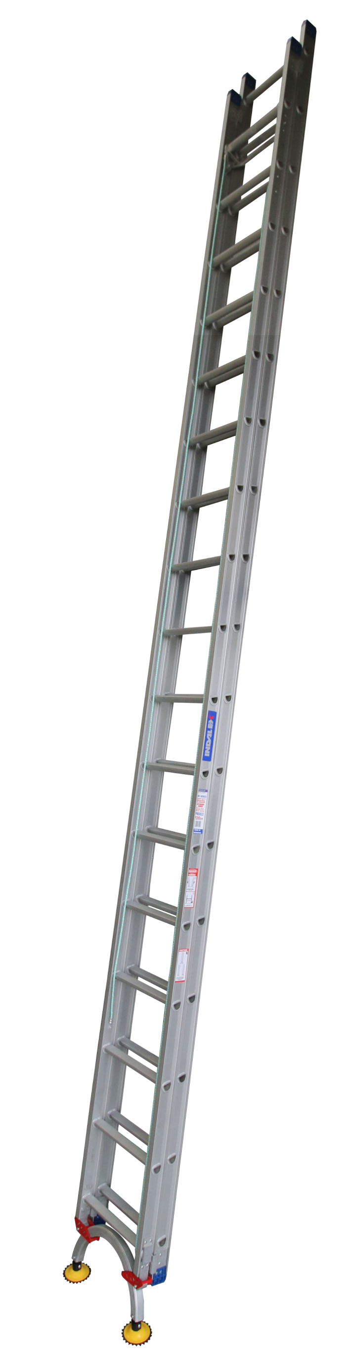 Pro-Series Extension Aluminium Ladders with Level Arc Fitted - Industrial Rated - Image 1