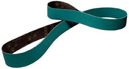 9mm x 533mm Zirconia Power File Linishing Belts, 10 Pack - 40grit