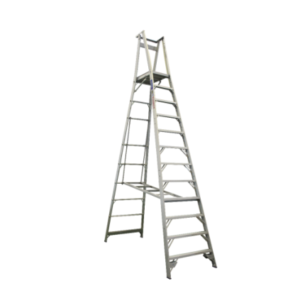 Indalex Pro Series Aluminium Platform Ladders - 4.6m / 3.6m