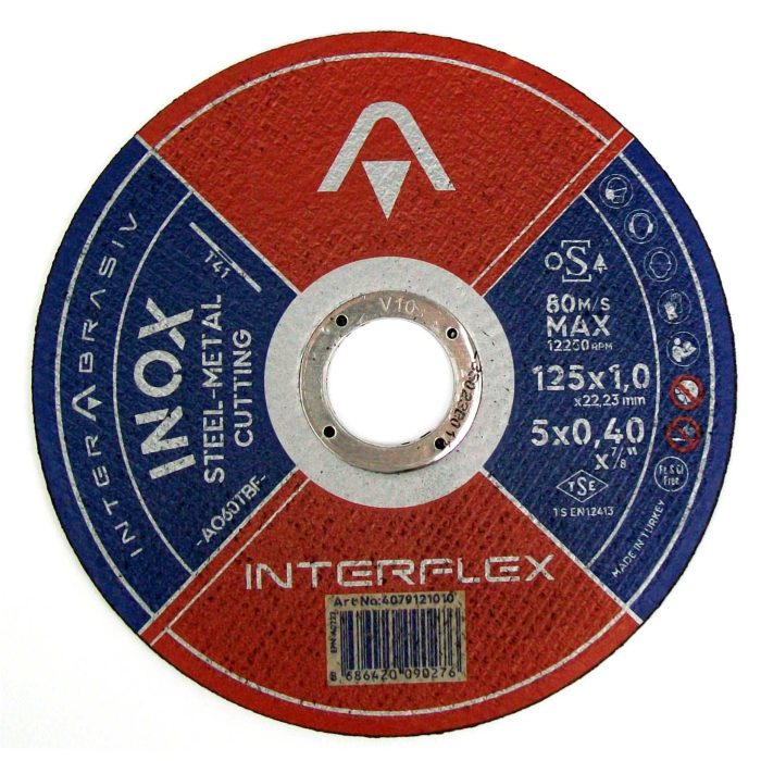 InterFlex Thin Inox A46T Cut Off Wheels - 100 x 1.0 x 16 - Image 1